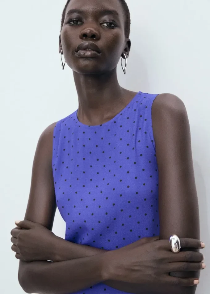 Šaty s puntíky a mašlí Šaty s puntíky a mašlí