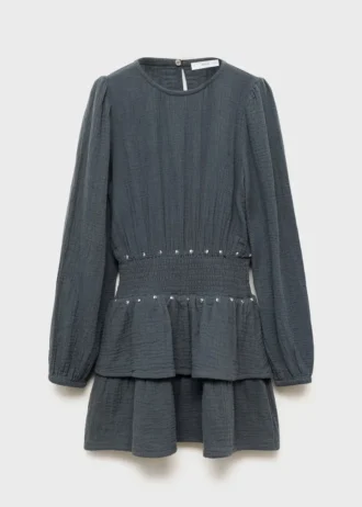 Šaty s volánky a flitry