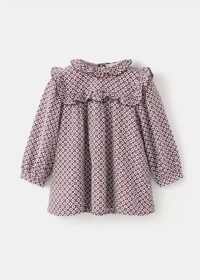 Šaty s volánky a potiskem Šaty s volánky a potiskem