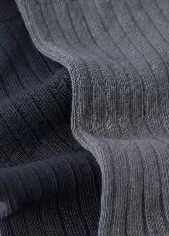 Balení 2 párů žebrovaných bavlněných ponožek Balení 2 párů žebrovaných bavlněných ponožek