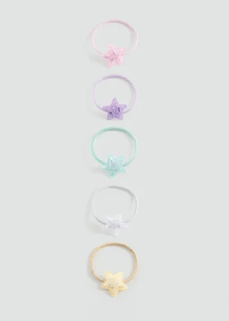 Balení 5 gumiček do vlasů