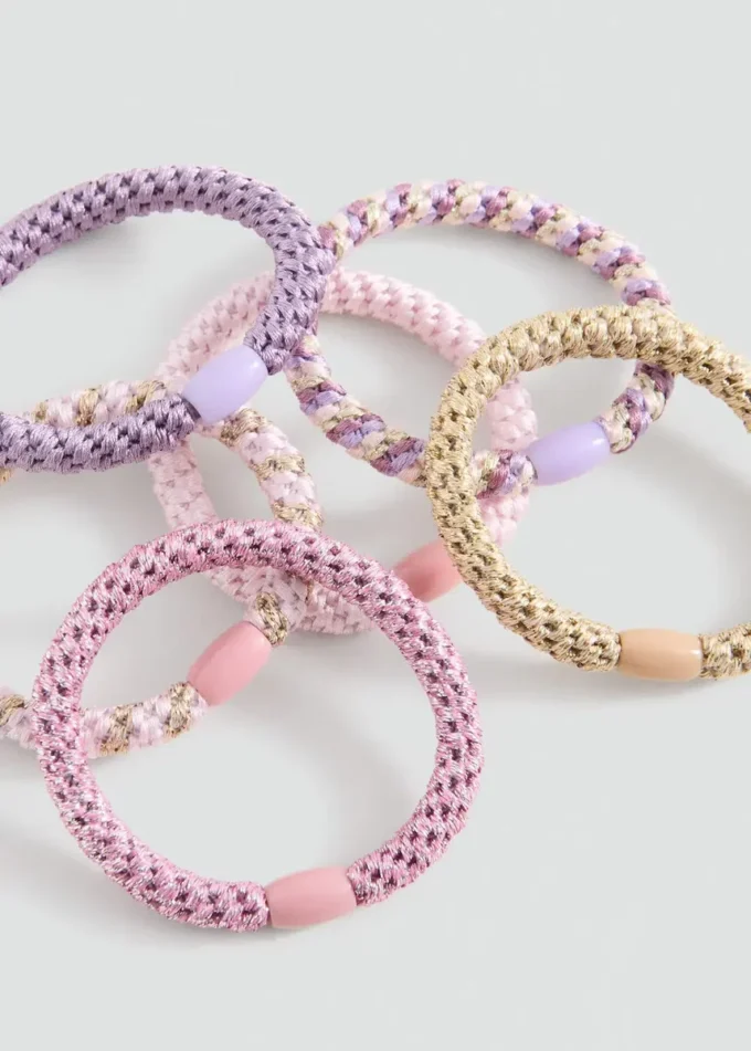 Balení 6 gumiček do vlasů