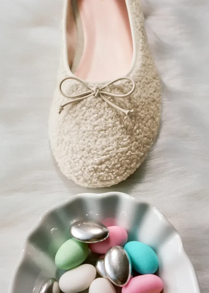 Baletní baleríny z ovčí kůže Baletní baleríny z ovčí kůže