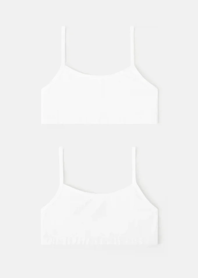 Bavlněná bandeau podprsenka