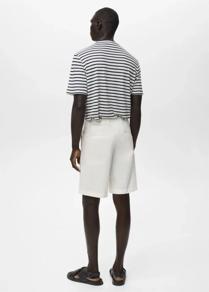 Bavlněné bermudy s vnitřním elastickým páskem Bavlněné bermudy s vnitřním elastickým páskem