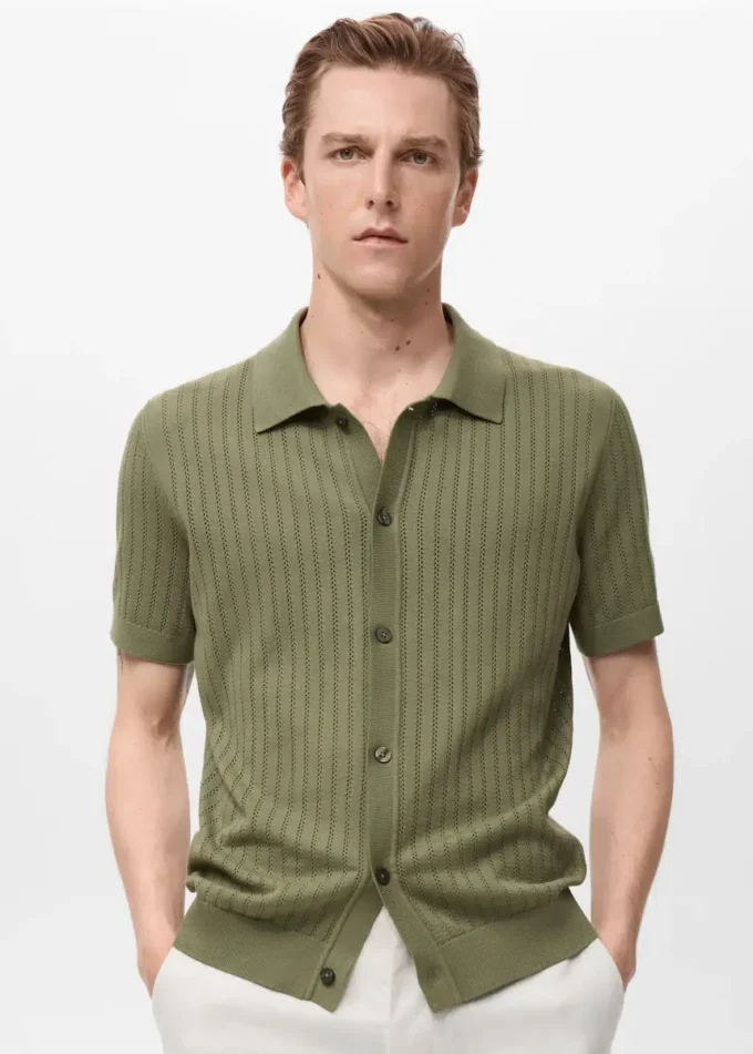 Bavlněná blůza s krajkovými detaily Bavlněná blůza s krajkovými detaily