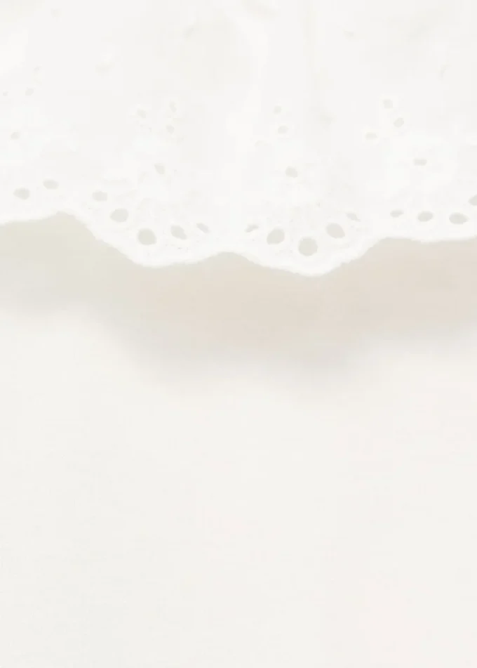 Bavlněné body s výstřihem babydoll Bavlněné body s výstřihem babydoll