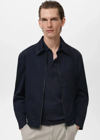 Bavlněná bunda na zip