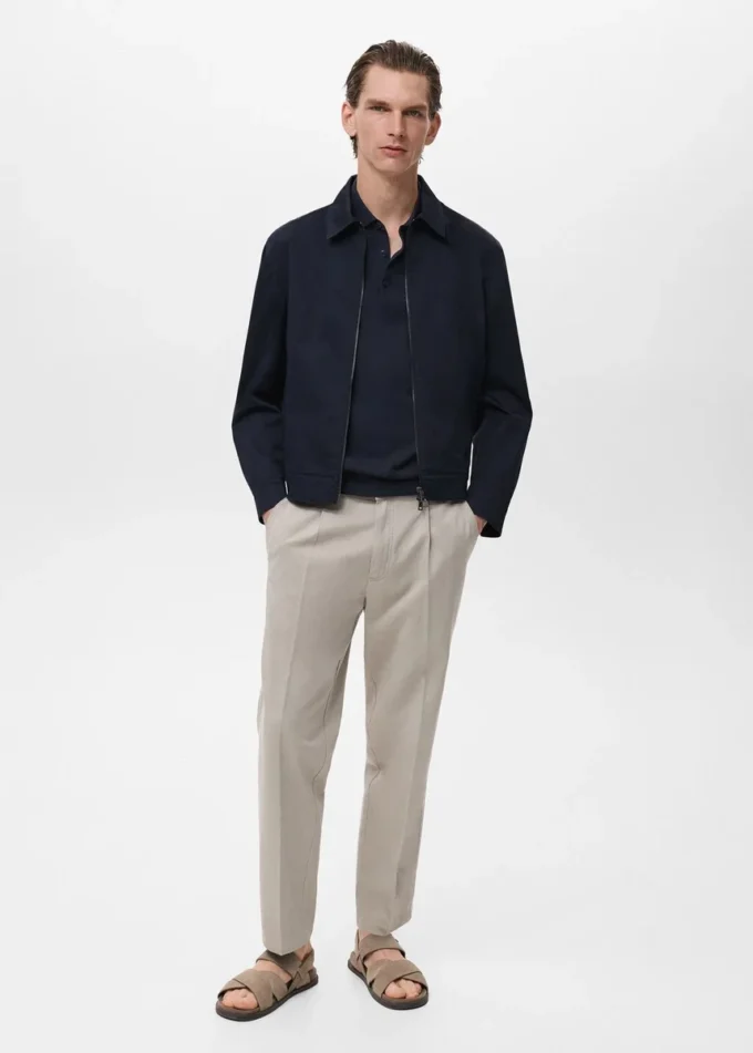 Bavlněná bunda na zip Bavlněná bunda na zip