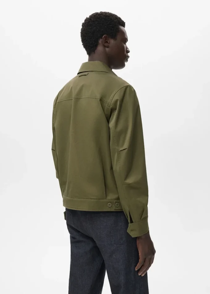 Bavlněná bunda s kapsami Bavlněná bunda s kapsami