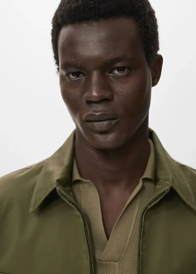 Bavlněná bunda s kapsami Bavlněná bunda s kapsami