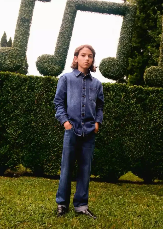 Bavlněná džínová bunda Bavlněná džínová bunda