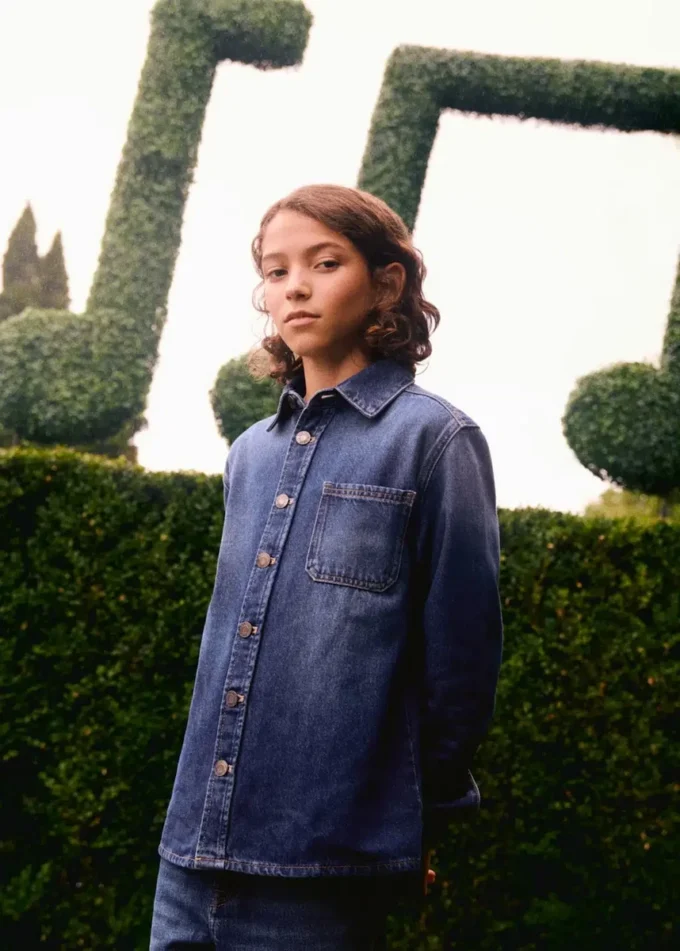 Bavlněná džínová bunda Bavlněná džínová bunda