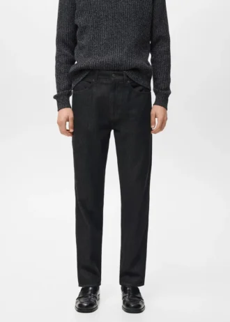 Bavlněné džíny s pravidelným střihem