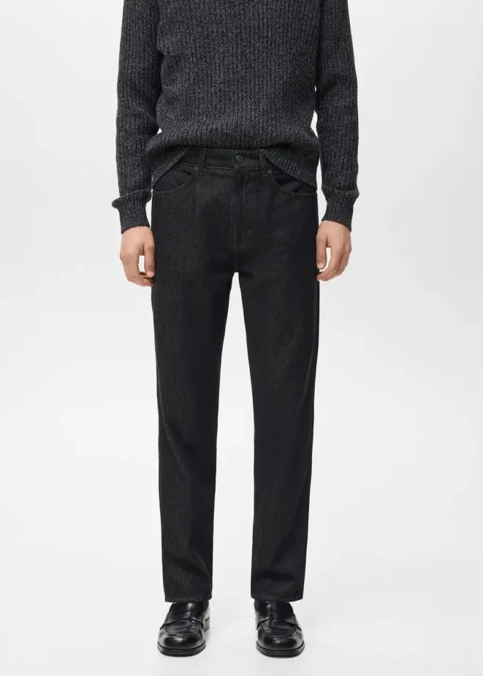 Bavlněné džíny s pravidelným střihem Bavlněné džíny s pravidelným střihem