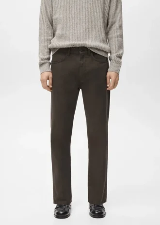 Bavlněné džíny s pravidelným střihem