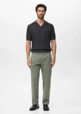 Bavlněné džíny s pravidelným střihem