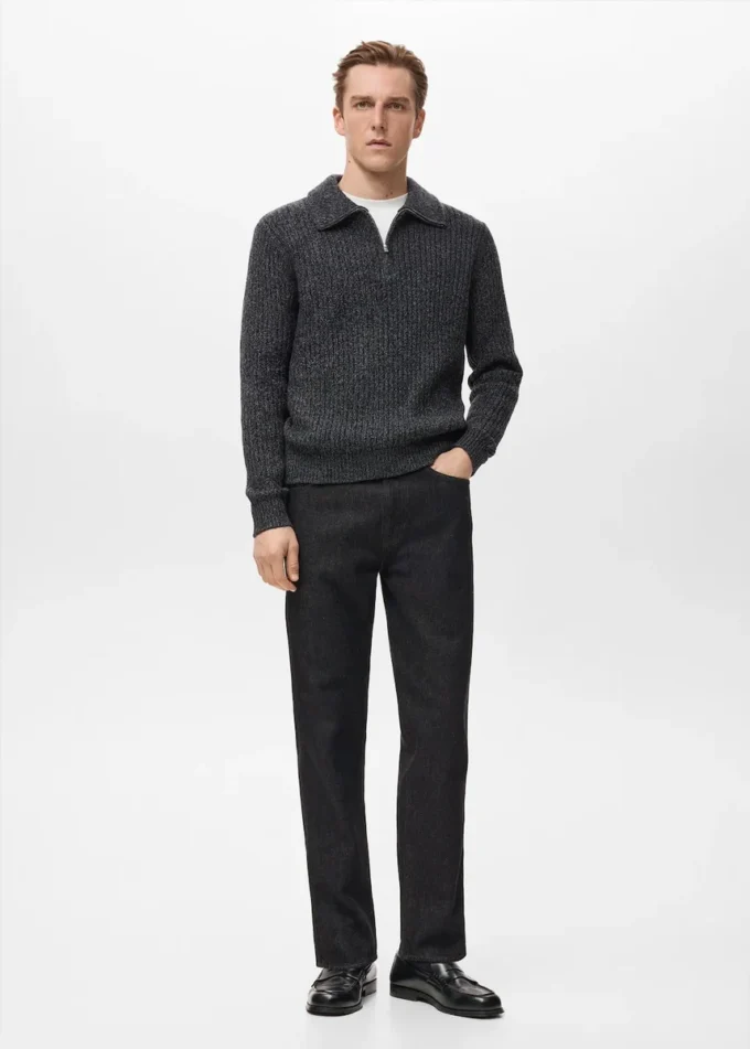 Bavlněné džíny s pravidelným střihem Bavlněné džíny s pravidelným střihem