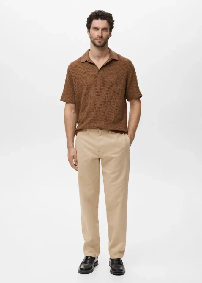 Bavlněné džíny s pravidelným střihem Bavlněné džíny s pravidelným střihem