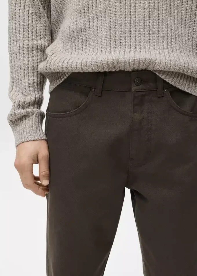 Bavlněné džíny s pravidelným střihem Bavlněné džíny s pravidelným střihem