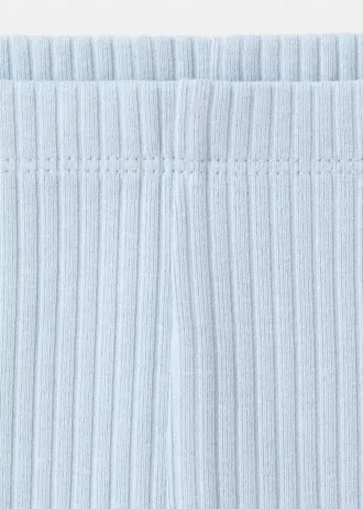 Bavlněné žebrované legíny