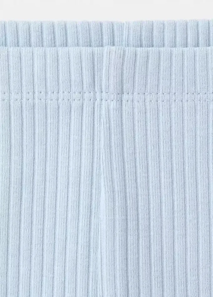 Bavlněné žebrované legíny Bavlněné žebrované legíny