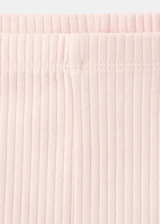 Bavlněné žebrované legíny