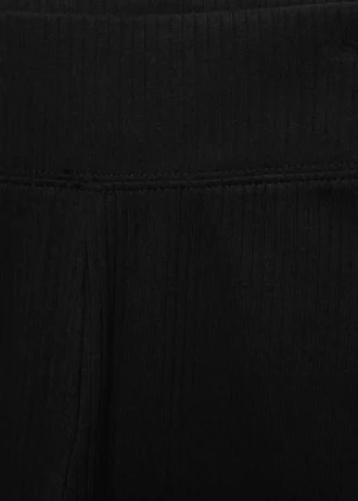 Bavlněné žebrované legíny