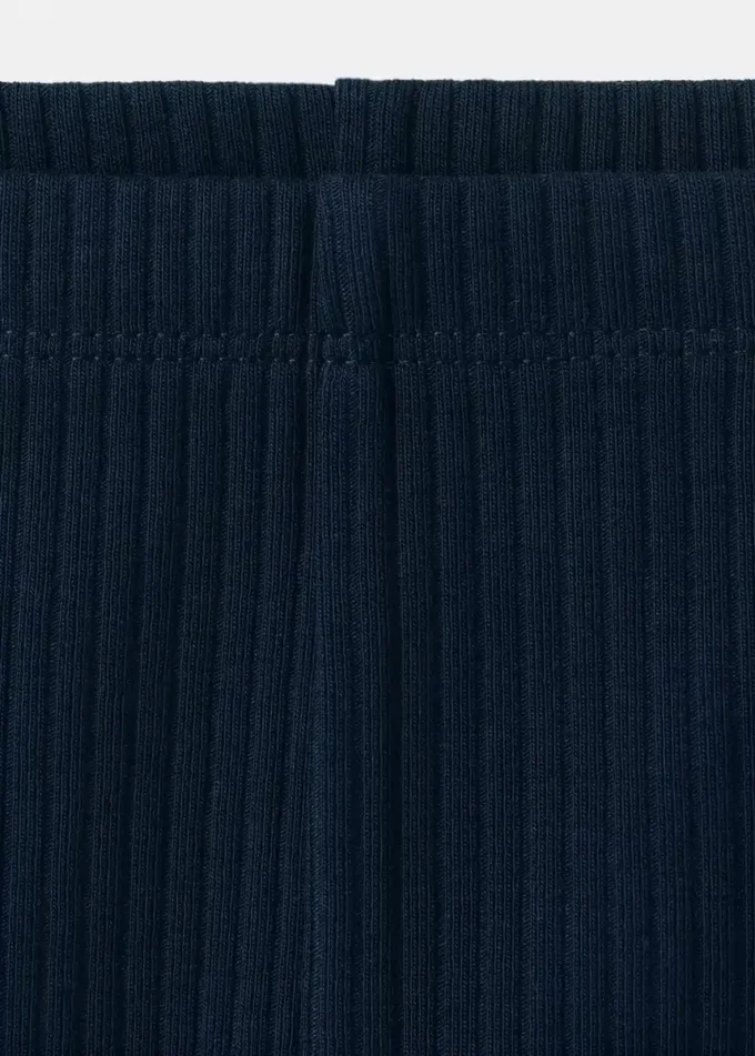 Bavlněné žebrované legíny Bavlněné žebrované legíny