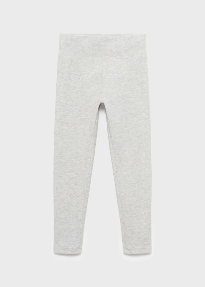 Bavlněné žebrované legíny