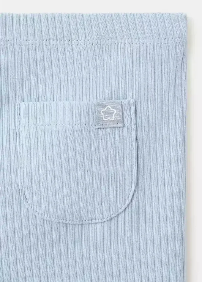 Bavlněné žebrované legíny Bavlněné žebrované legíny