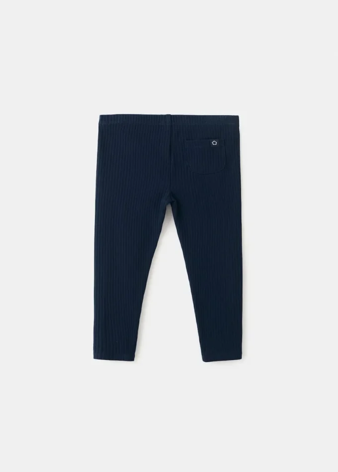 Bavlněné žebrované legíny Bavlněné žebrované legíny