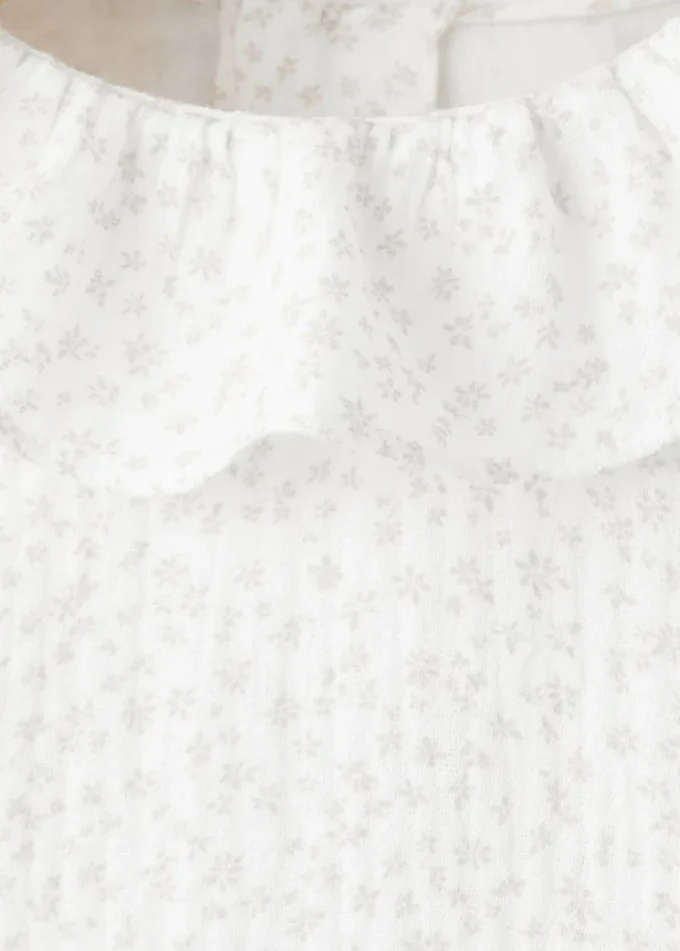 Bavlněná halenka s květinovým potiskem Bavlněná halenka s květinovým potiskem