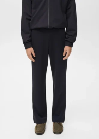 Bavlněné joggingové kalhoty s elastickým pasem