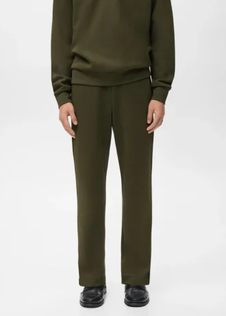 Bavlněné joggingové kalhoty s elastickým pasem