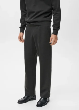 Bavlněné joggingové kalhoty s elastickým pasem