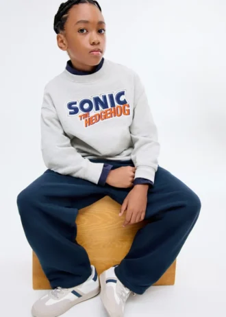 Bavlněné joggingové kalhoty s elastickým pasem