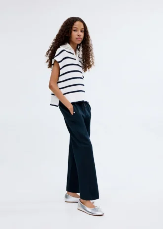 Bavlněné joggingové kalhoty s elastickým pasem