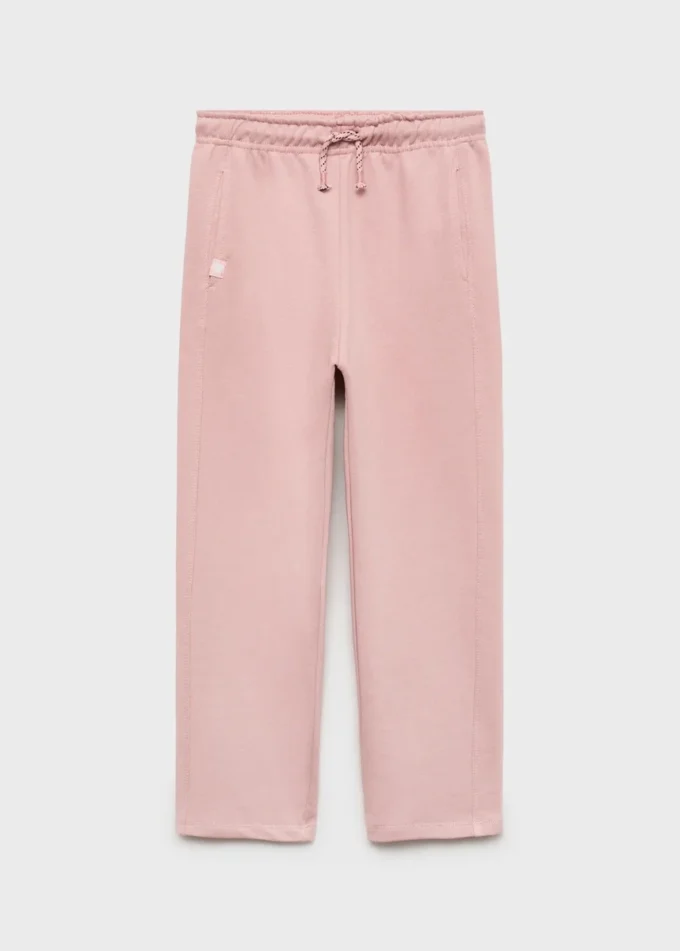 Bavlněné joggingové kalhoty s elastickým pasem Bavlněné joggingové kalhoty s elastickým pasem