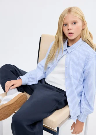 Bavlněné joggingové kalhoty s elastickým pasem