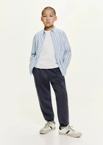 Bavlněné joggingové kalhoty s elastickým pasem