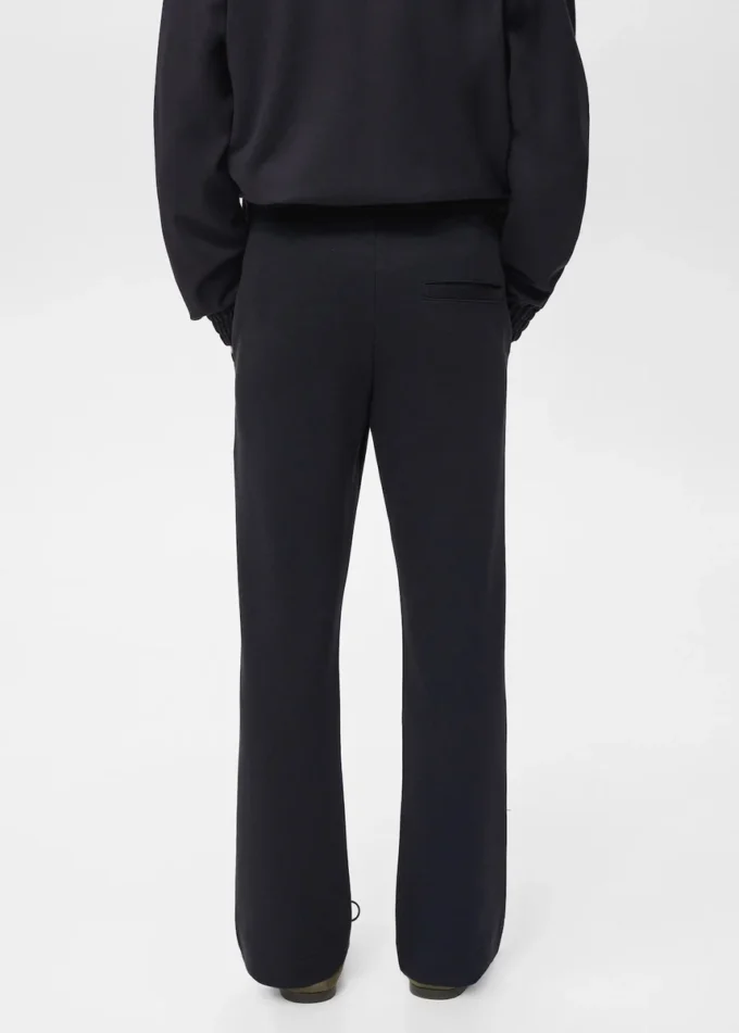 Bavlněné joggingové kalhoty s elastickým pasem Bavlněné joggingové kalhoty s elastickým pasem