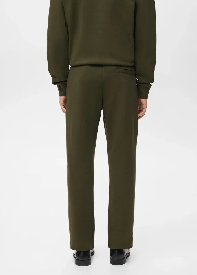 Bavlněné joggingové kalhoty s elastickým pasem Bavlněné joggingové kalhoty s elastickým pasem