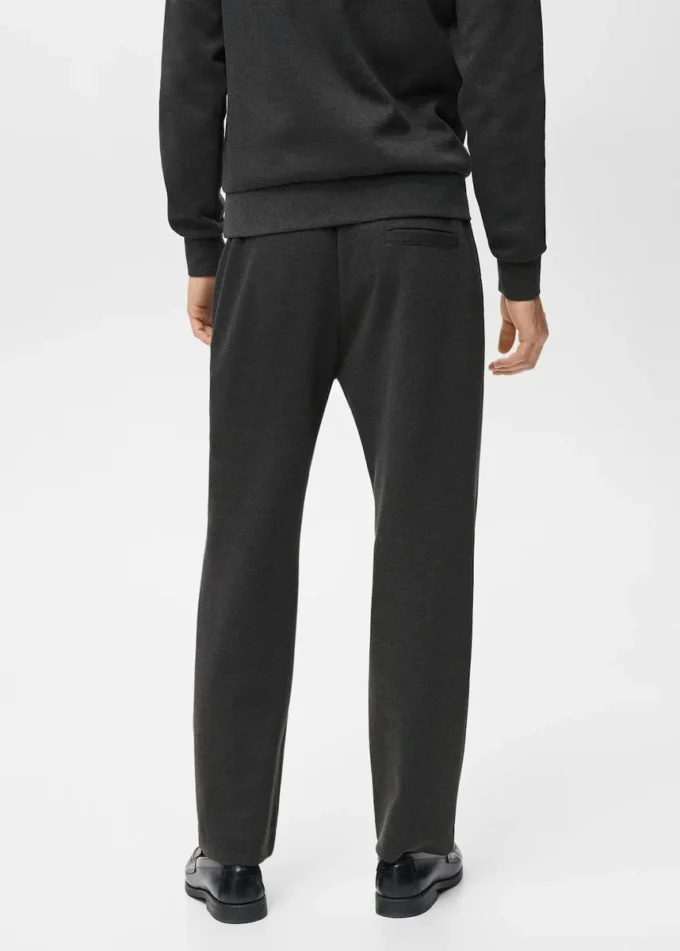 Bavlněné joggingové kalhoty s elastickým pasem Bavlněné joggingové kalhoty s elastickým pasem