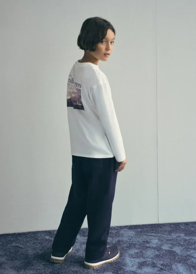 Bavlněné joggingové kalhoty s elastickým pasem