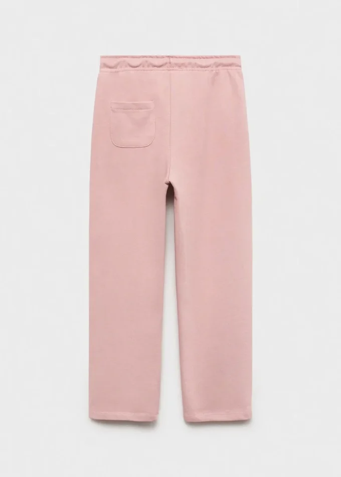 Bavlněné joggingové kalhoty s elastickým pasem Bavlněné joggingové kalhoty s elastickým pasem