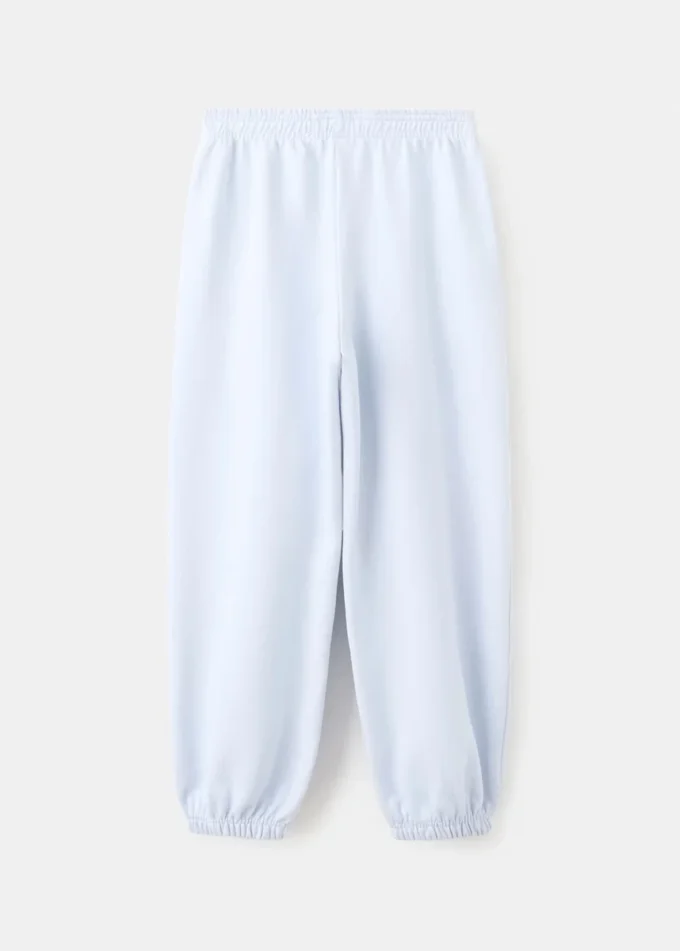 Bavlněné joggingové kalhoty s elastickým pasem Bavlněné joggingové kalhoty s elastickým pasem