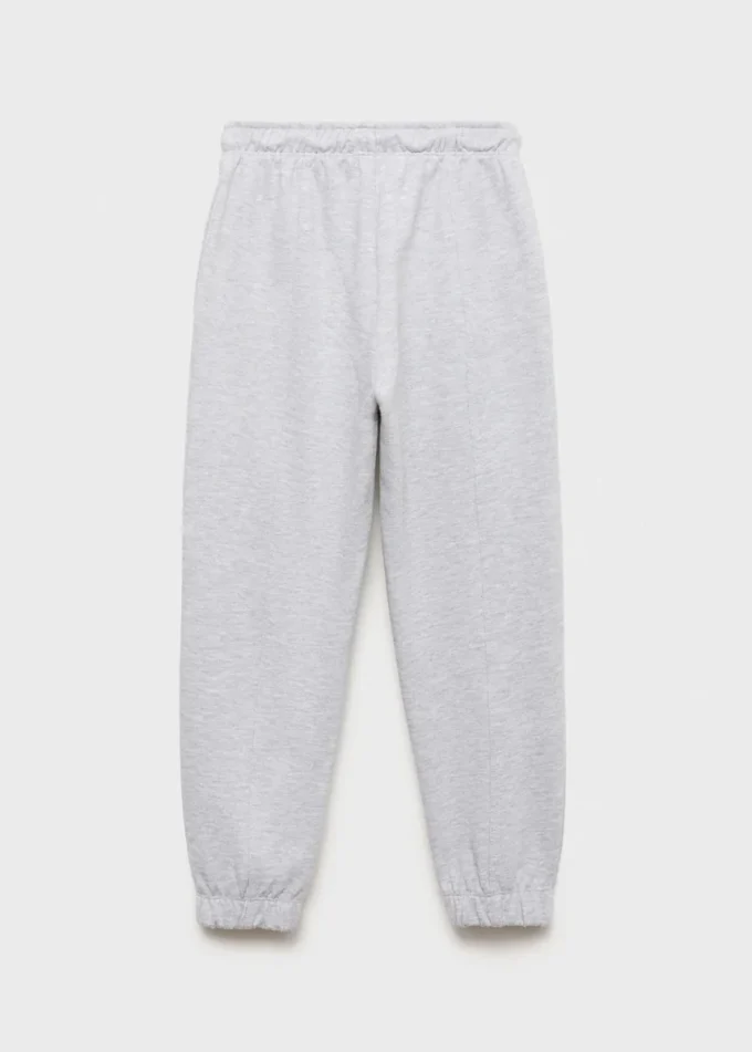 Bavlněné joggingové kalhoty s elastickým pasem Bavlněné joggingové kalhoty s elastickým pasem