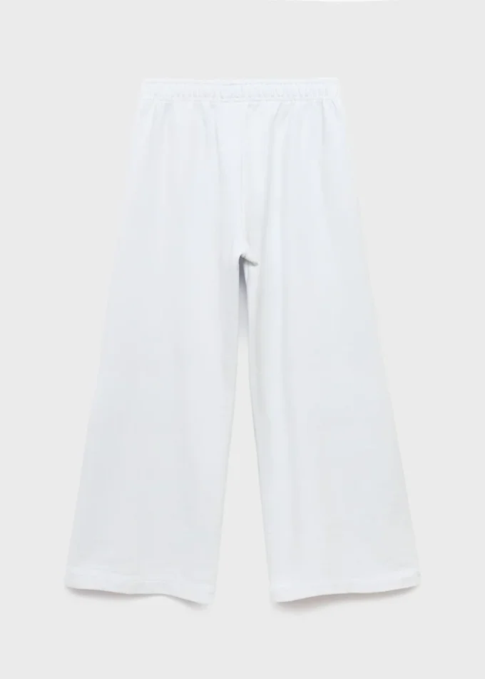 Bavlněné joggingové kalhoty s elastickým pasem Bavlněné joggingové kalhoty s elastickým pasem