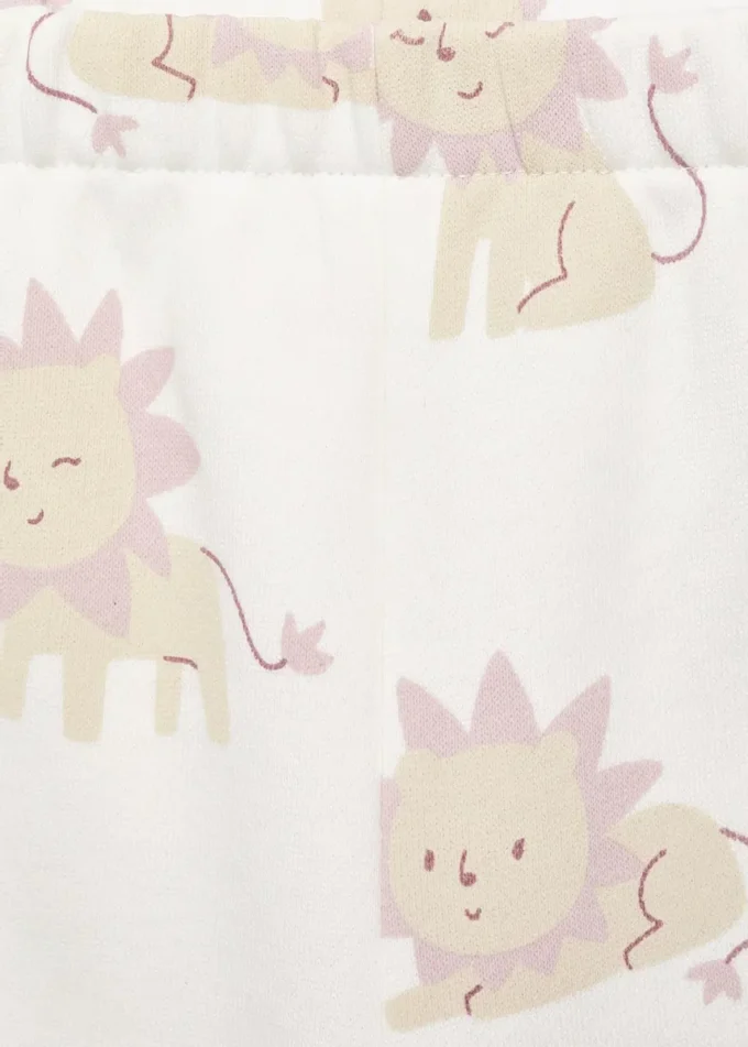 Bavlněné joggingové kalhoty s potiskem